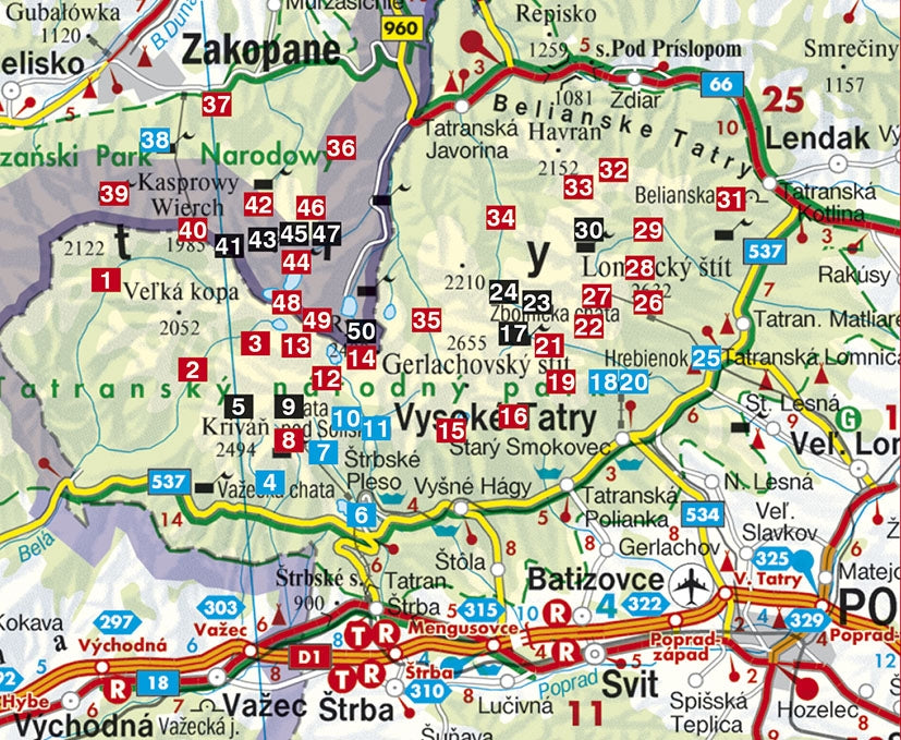 Rother WanderfÃ¼hrer Hohe Tatra 50 Touren (7.A 2018)