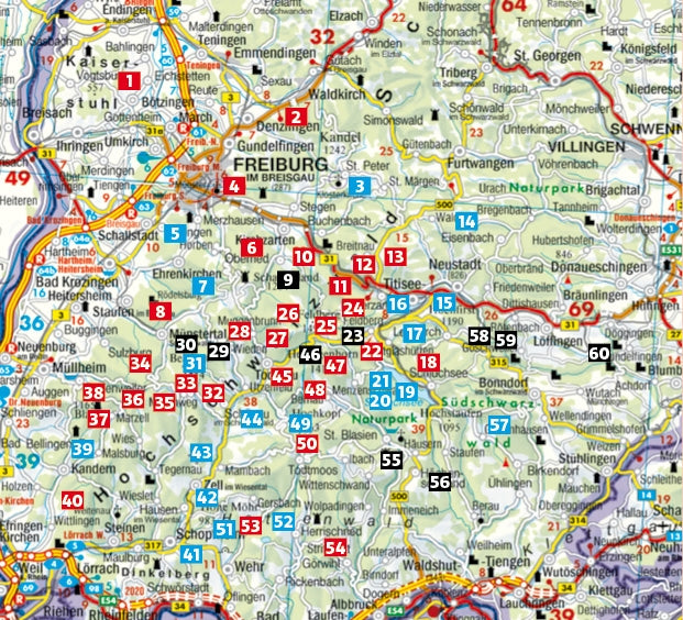 Rother Wanderführer Schwarzwald Süd - 60 Touren 13.A 2022