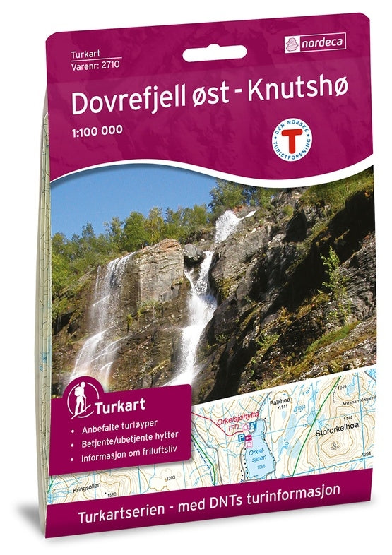 Hiking map-Turkart Dovrefjell 1:100,000