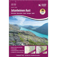 Wandelkaart Turkart Pro Jotunheimen Aust 1:50.000 (2026)