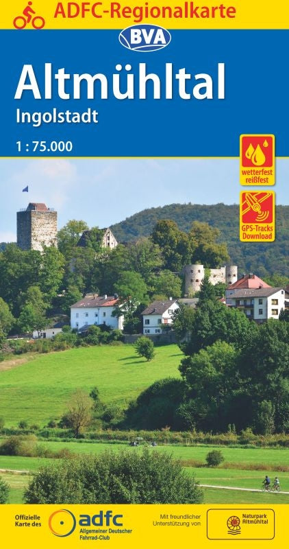 BVA Regionalkarte AltmÃ¼hltal/Ingolstadt 1:75.000 (5.A 2019)