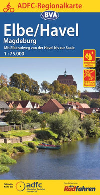 BVA-ADFC Regionalkarte Elbe/Havel 1:75,000 (1.A 2016)