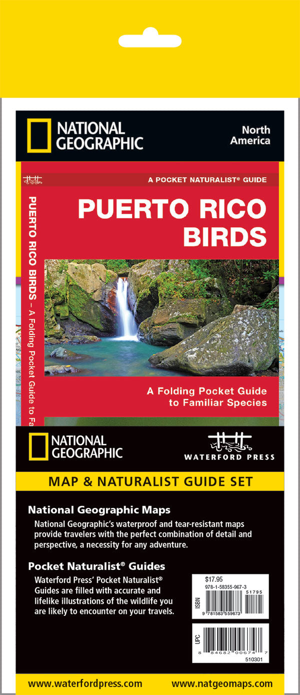 Puerto Rico Adventure Set (Map &amp; Naturalist Guide)