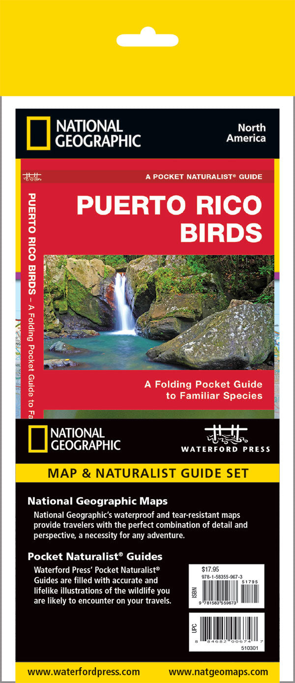 Puerto Rico Adventure Set (Map & Naturalist Guide)