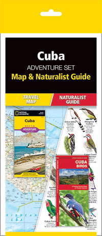 Cuba Adventure Set (Map &amp; Naturalist Guide)