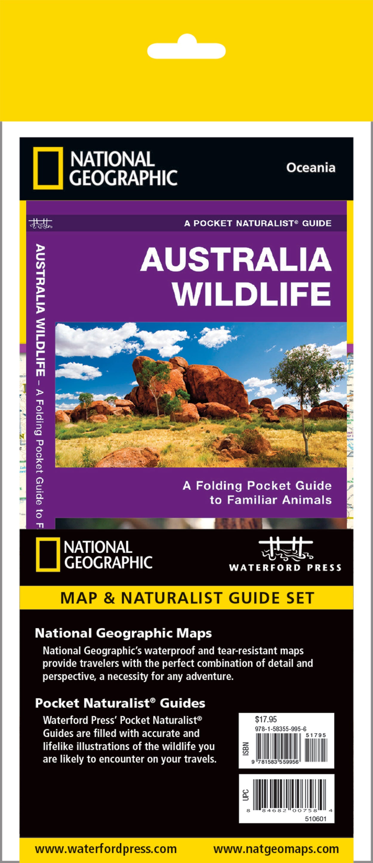 Australia Adventure Set (Map & Naturalist Guide)