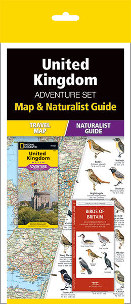 United Kingdom Adventure Set (Map &amp; Naturalist Guide)