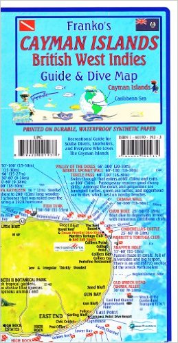 Cayman Islands - British West Indies Guide &amp; Dive Map