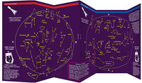Star Chart -The Night Sky A Folding Pocket Guide to the Moon, Stars, Planets &amp; Celestial Events