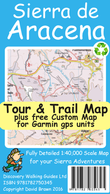 Wandelkaart Sierra de Aracena Tour & Trail Map 1:40.000 (2016)