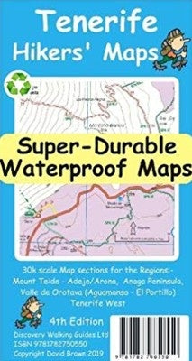 Hiking map Discovery Tenerife 1:30,000 Hiker's Map Super Durable (2019)