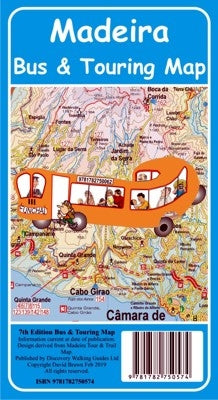 Madeira Bus & Touring Map 1:25.000 SD76th. ed. (2019)