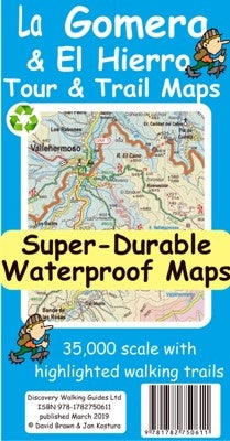 Wandelkaart La Gomera Tour & Trail 1:35.000 Map 8th. ed. 2019