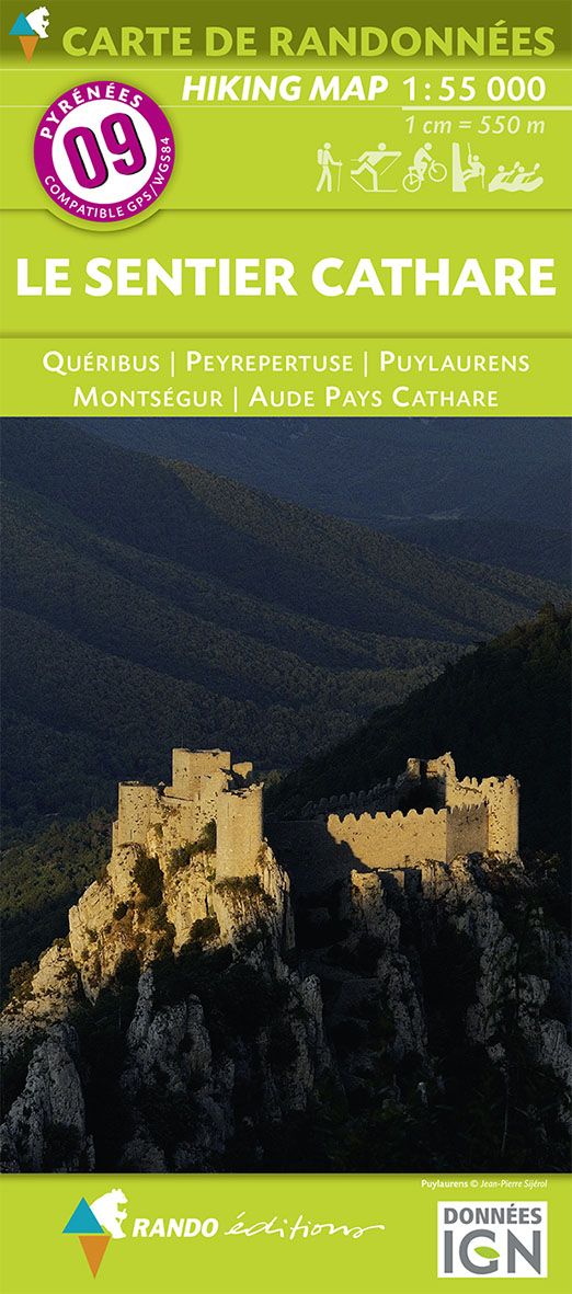 Wandelkaart Pyreneeën Blad 09 Le Sentier Cathare 1:50.000 (2016)