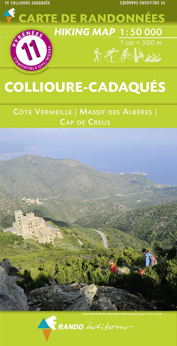 Wandelkaart Pyreneeën Blad 11 Collioure-Cadaqués 1:50.000 (2017)