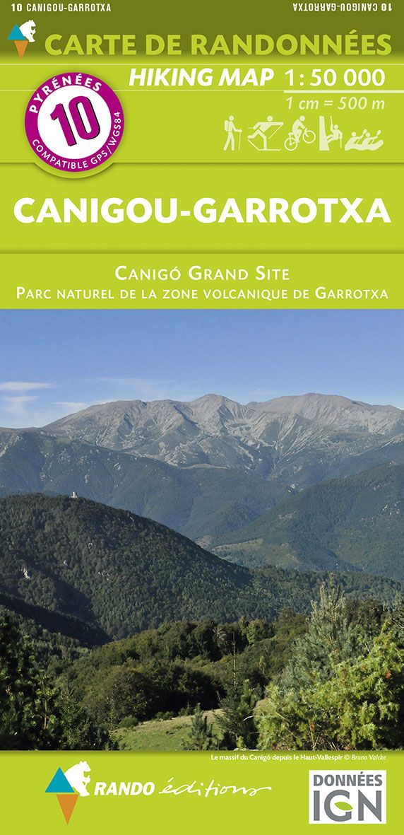 Wandelkaart Pyreneeën Blad 10 Canigou-Garrotxa 1:50.000 (2019)