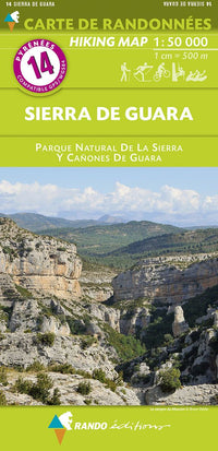 Wandelkaart Pyreneeën Blad 14 Sierra de Guara 1:50.000 (2020)