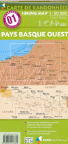 Wandelkaart Pyreneeën Blad 01 Pays Basque-Ouest 1:50.000 (2021)