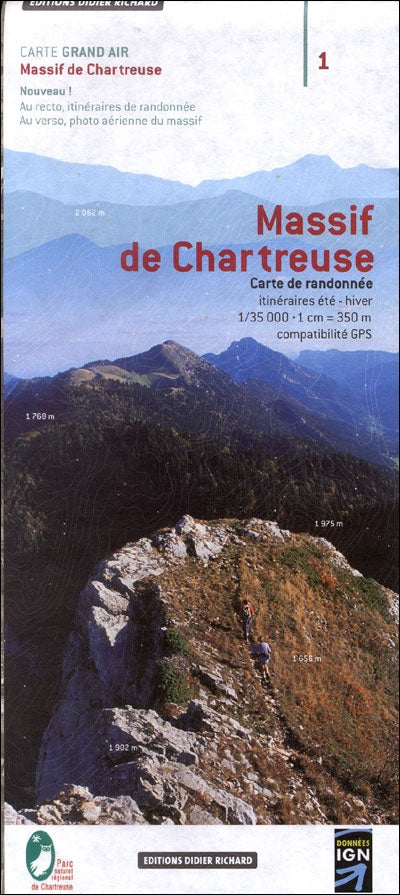 Hiking map Massif de Chartreuse 1:35,000