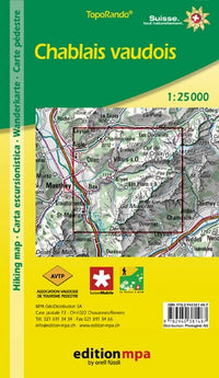 TopoRando Chablais vaudois 1:25,000