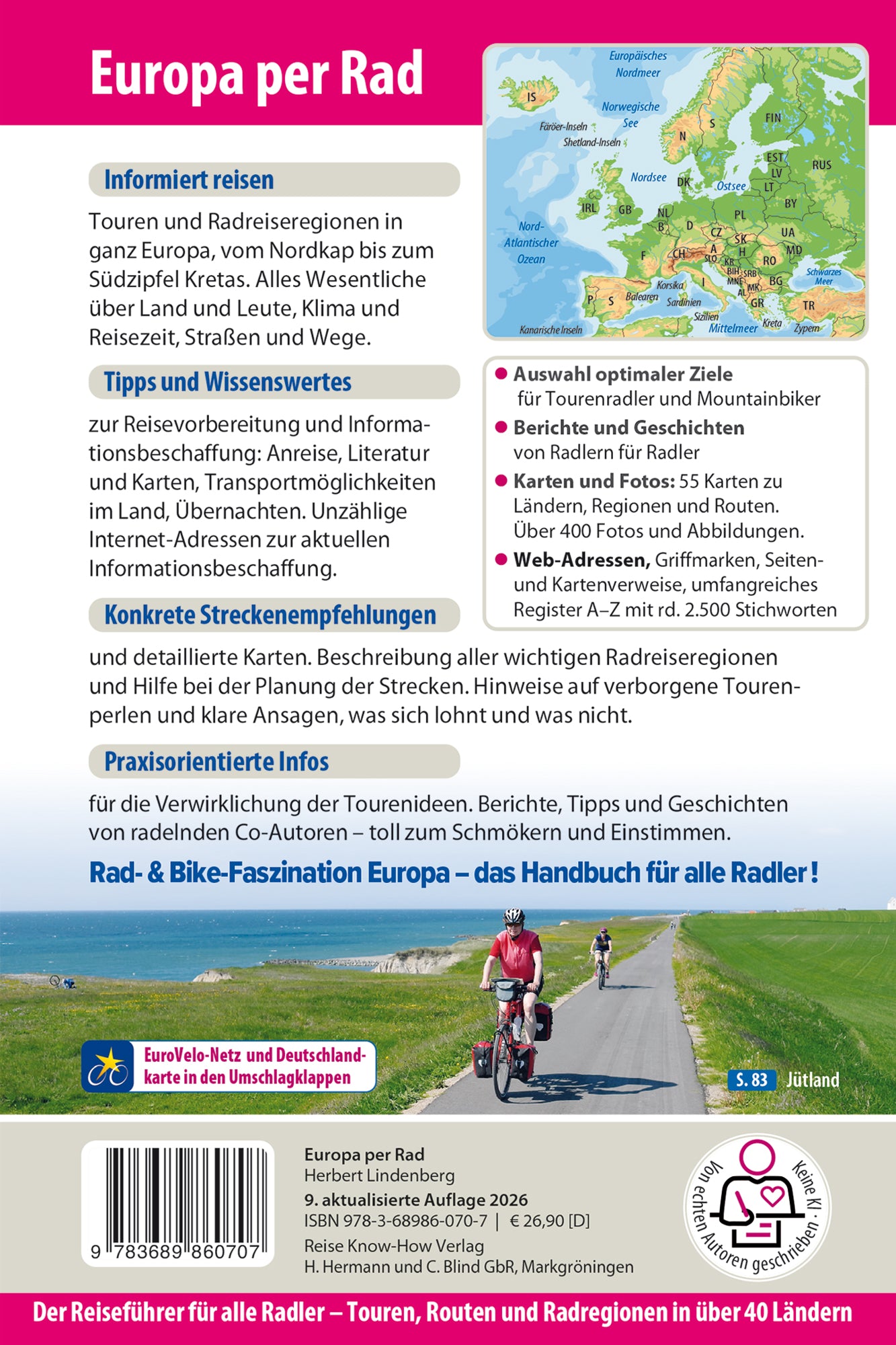Fietsgids  Europa per Rad 9.A 2026