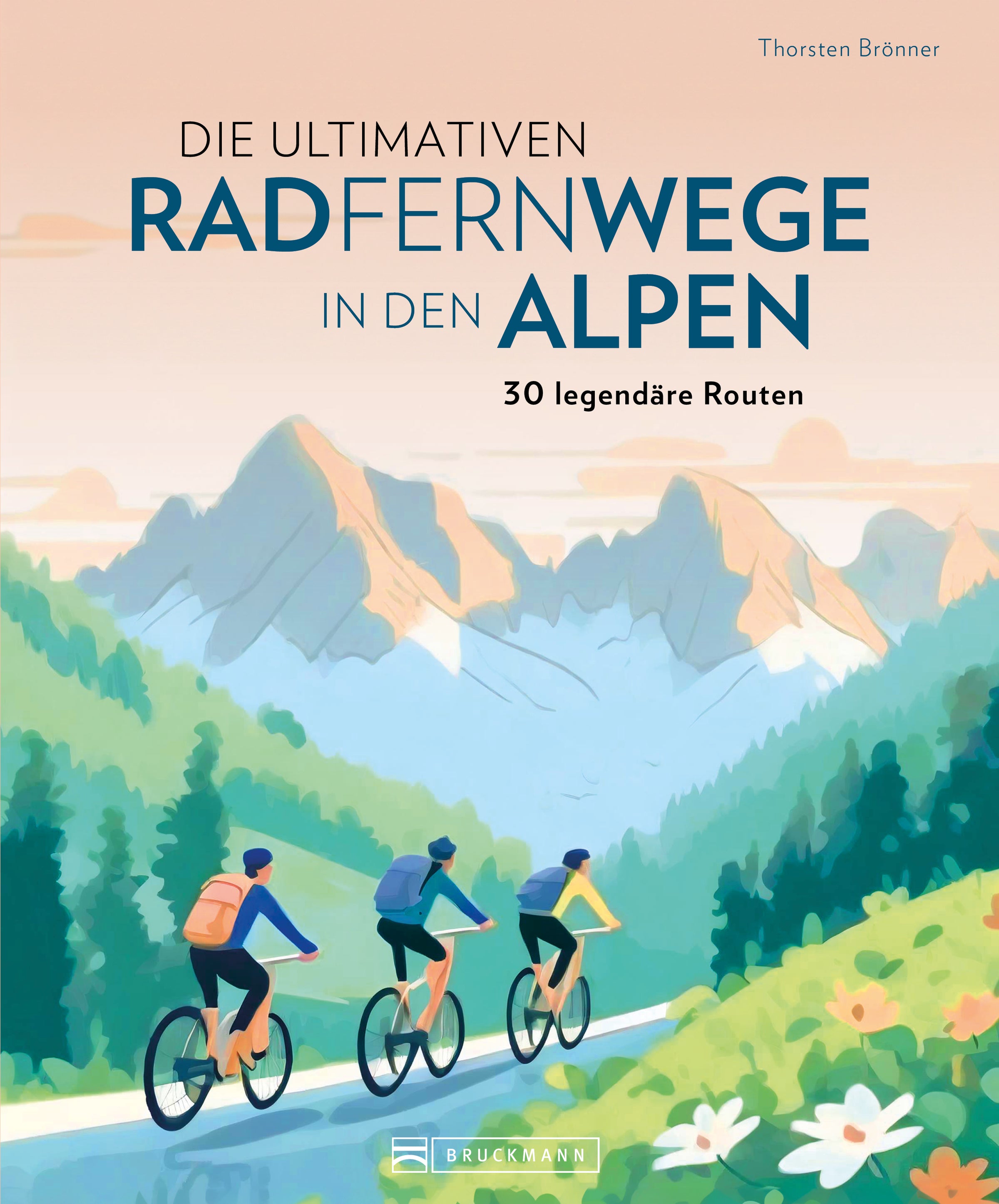 Die ultimativen Radfernwege in den Alpen.