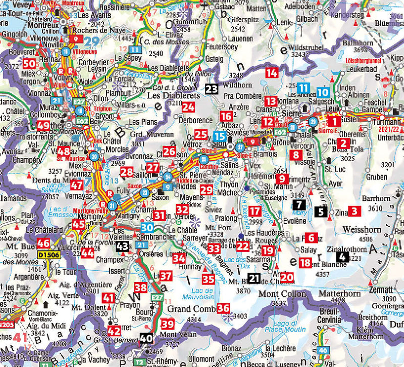 Rother Wanderführer Unterwallis - 50 Touren (7.A 2025)