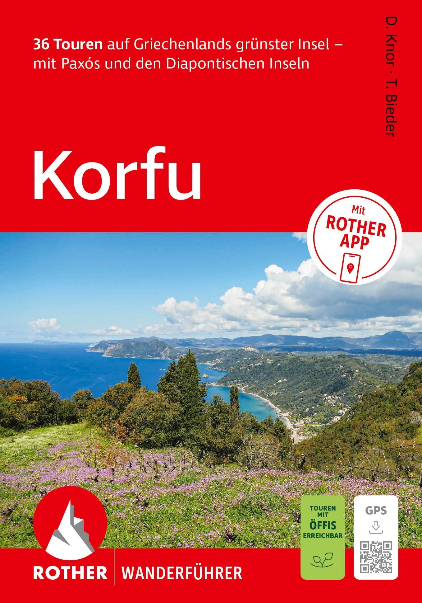 Rother Walking Guide Corfu - 34 Tours (4.A 2019)