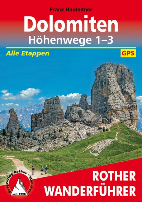 Rother Wanderführer Dolomiten Höhenwege 1-3 (14.A 2018)