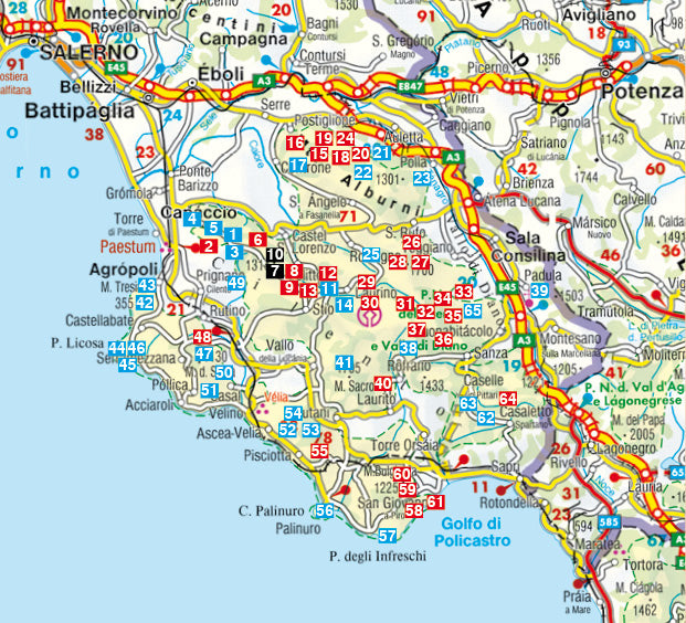 Wandelgids Cilento - 65 Touren (3.A 2025) VERSCHIJNT VOORJAAR 2025