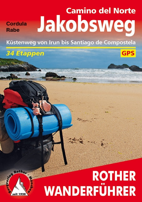 Rother Wanderführer Jakobsweg - Camino del Norte 29 Etappen (7.A 2023)