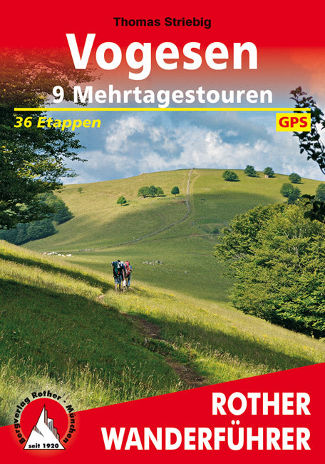 Hiking guide Vogesen 9 Mehrtagestouren 1.A 2018