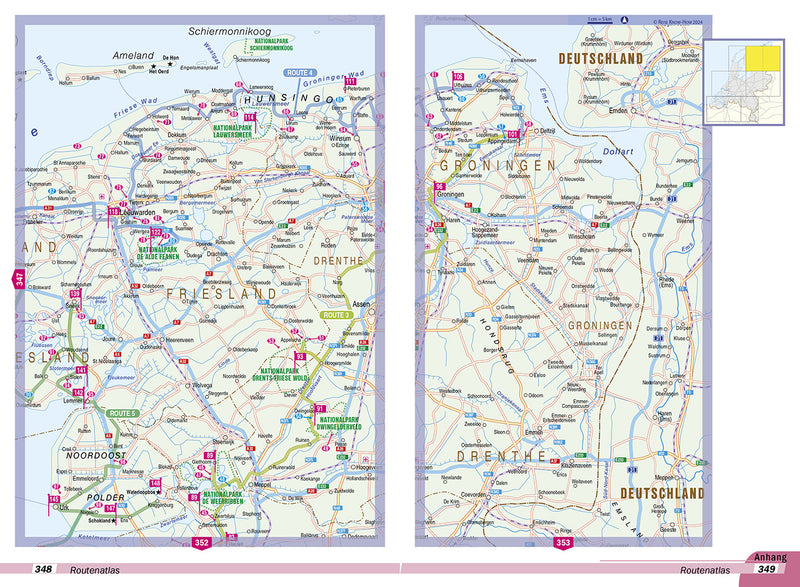 Campergids Wohnmobil -Tourguide Niederlande 3.A 2024
