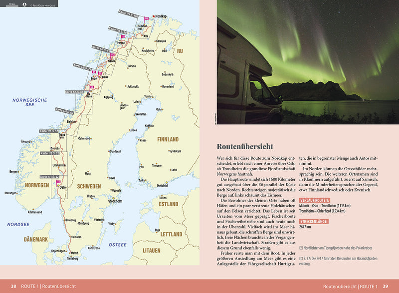 Campergids Wohnmobil-Tourguide Nordkap 6.A 2025