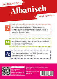 Kauderwelsch Albanian Wort für Wort Band 65