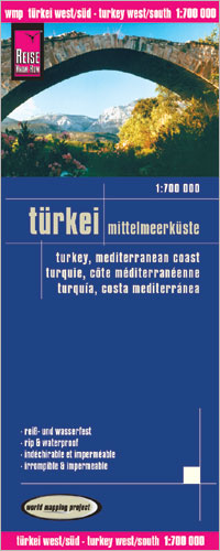 LK Turkey/mediterranean coast 1:700 000 4.A 2012