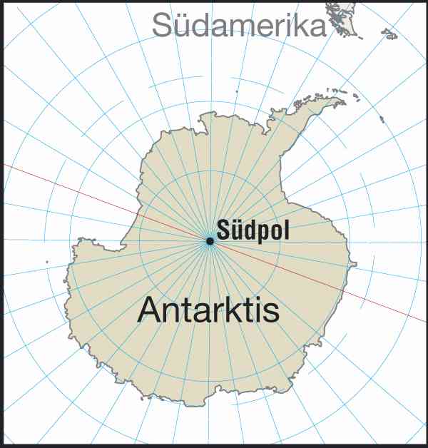 Landkaart Antarctic-Antarktis 1:8m 1.A  2013 PLANO