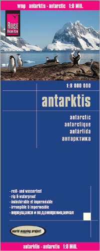 Landkaart Antarctic-Antarktis 1:8m 1.A  2013 PLANO