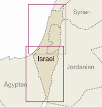 Road map Israel - Palestine 1:250 000 (11.A 2018)