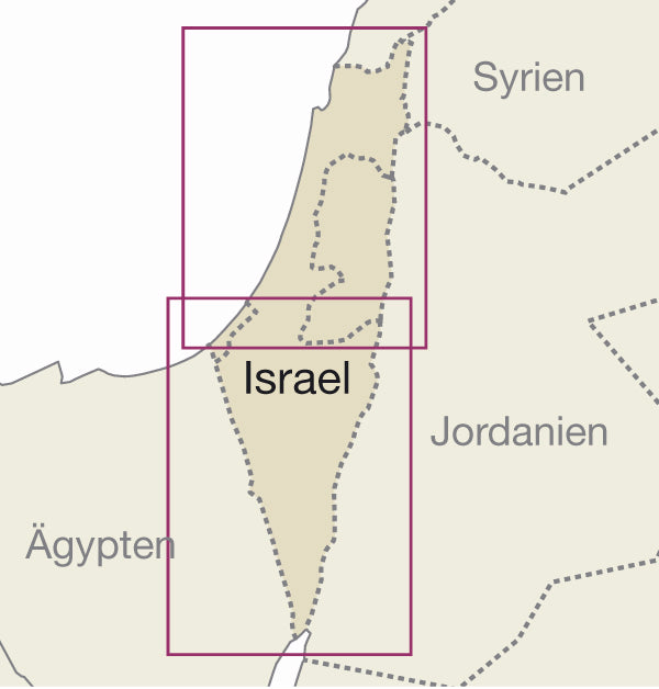 Road map Israel - Palestine 1:250 000 (11.A 2018)