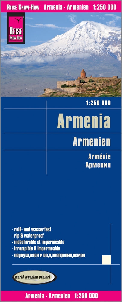 Road map Armenia-Armenia 1:250,000 4.A 2020