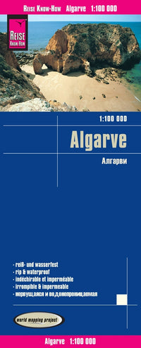 Road map Algarve 1:100,000 7.A 2019