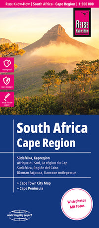 Road map South Africa - Cape Region 1:500,000 6.A 2019