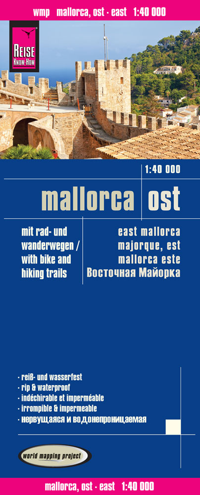 Landkaart Mallorca Ost 1:40.000  3.A 2015