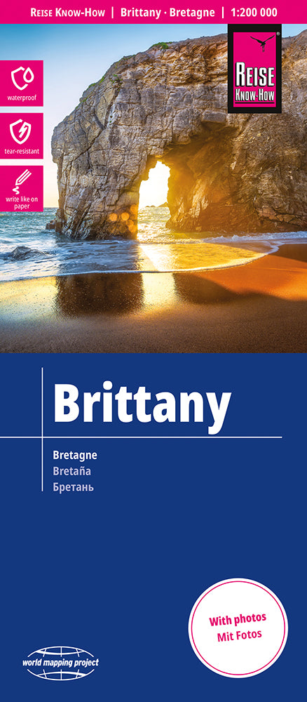 Landkaart Bretagne/Brittany 1:200.000 2.A 2024