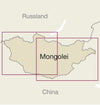 Landkaart Mongolia-Mongolei 1:1,6m  9.A 2020