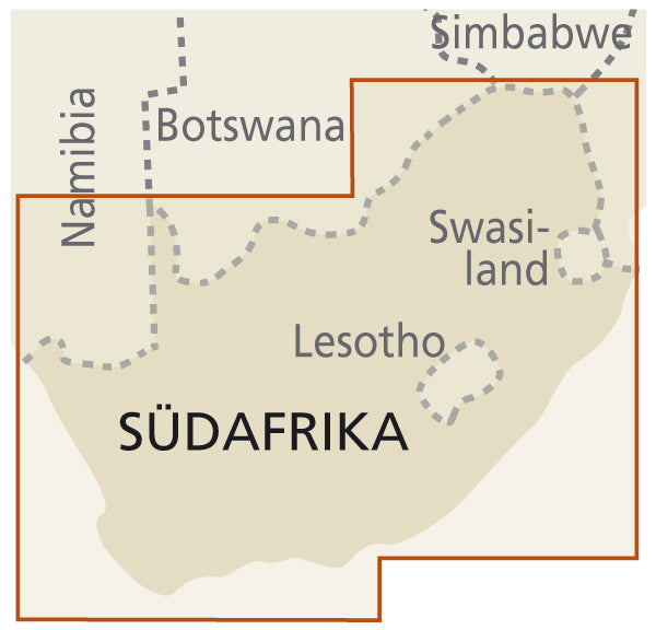 Road map South Africa-Südafrika 1:1,400,000 15.A 2018