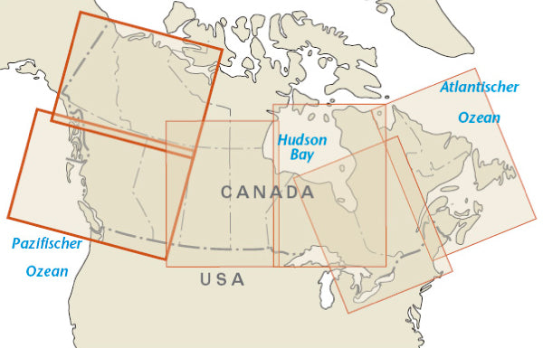 Wegenkaart Canada West 1:1,9m 8.A 2019