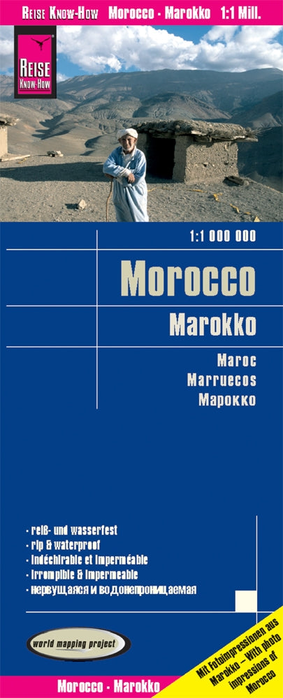 Map of Morocco 1:1m 12.A 2019