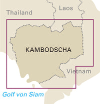 Wegenkaart Kambodscha/Cambodia 1:500.000 7.A 2024